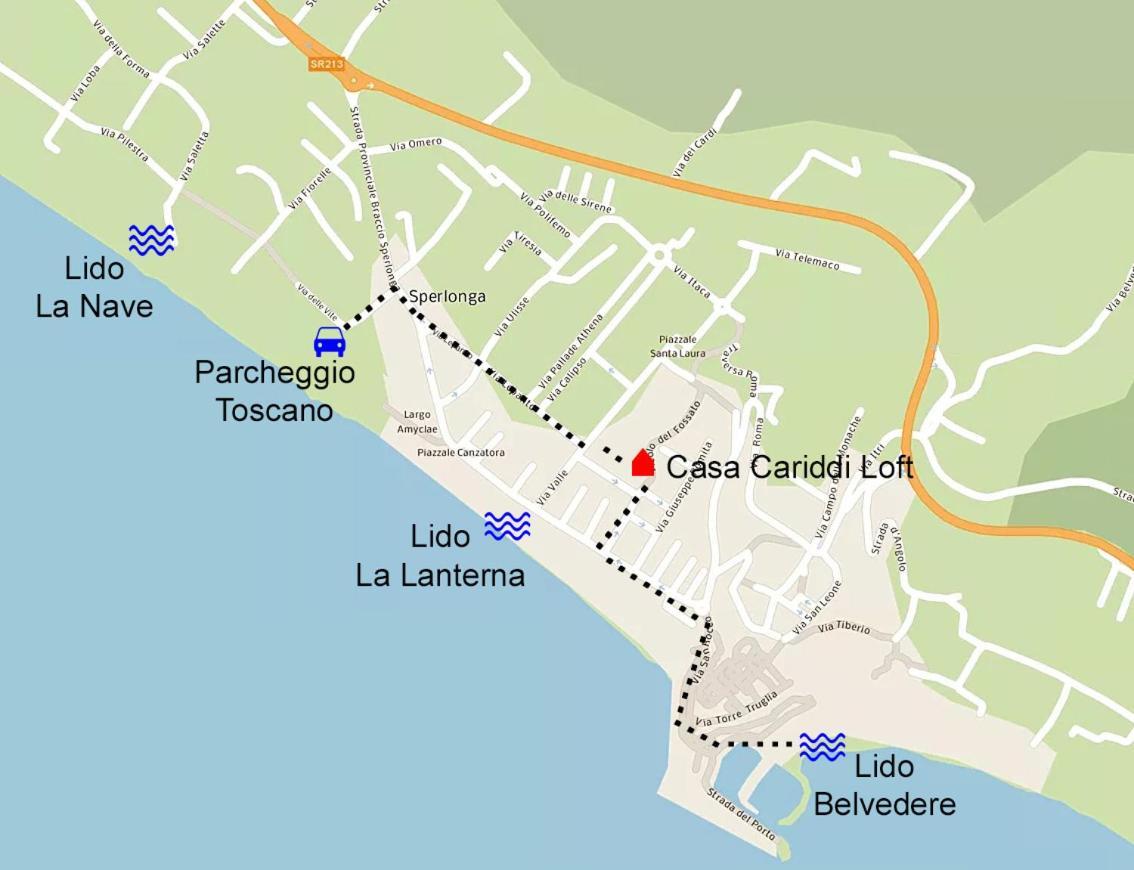Apartament Cariddi Loft Sperlonga Zewnętrze zdjęcie